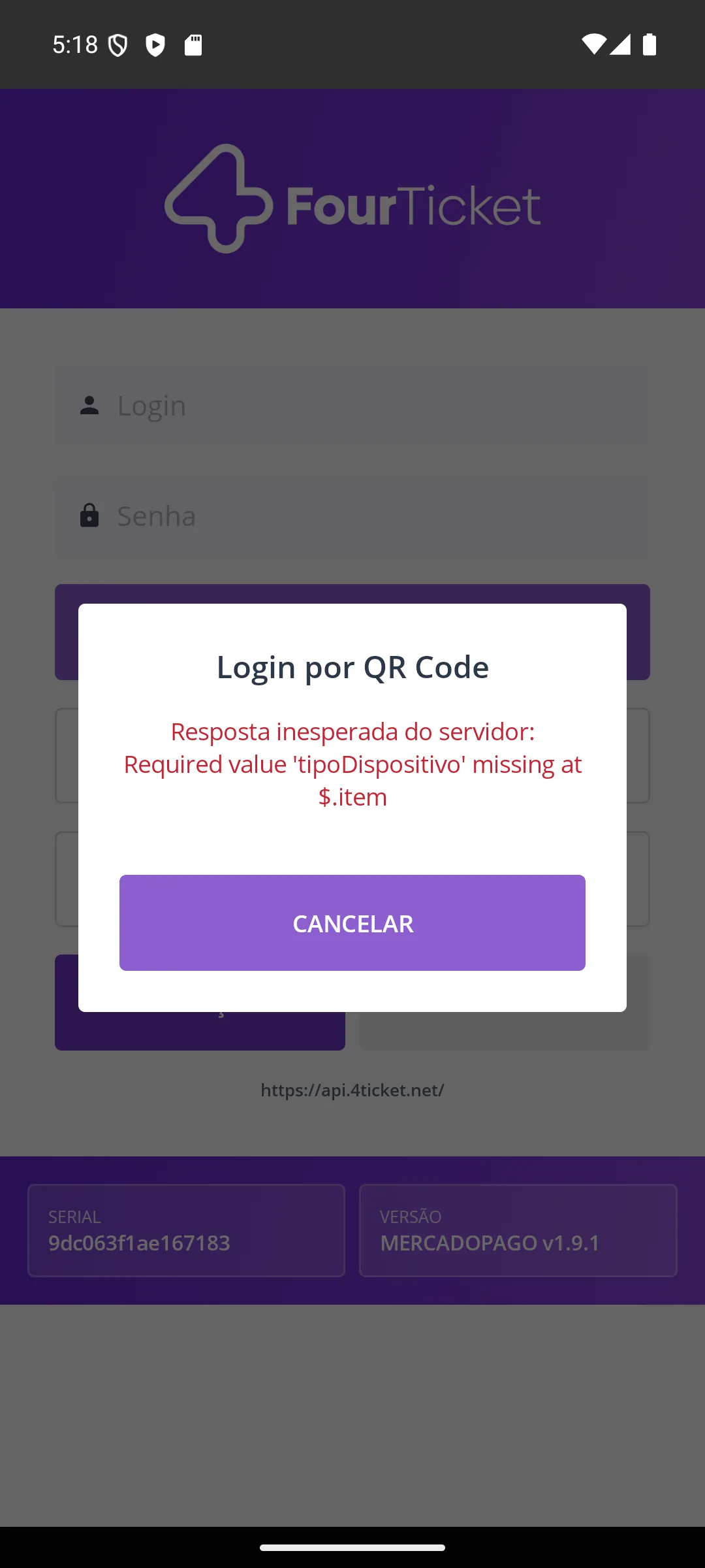 Entrar com QR