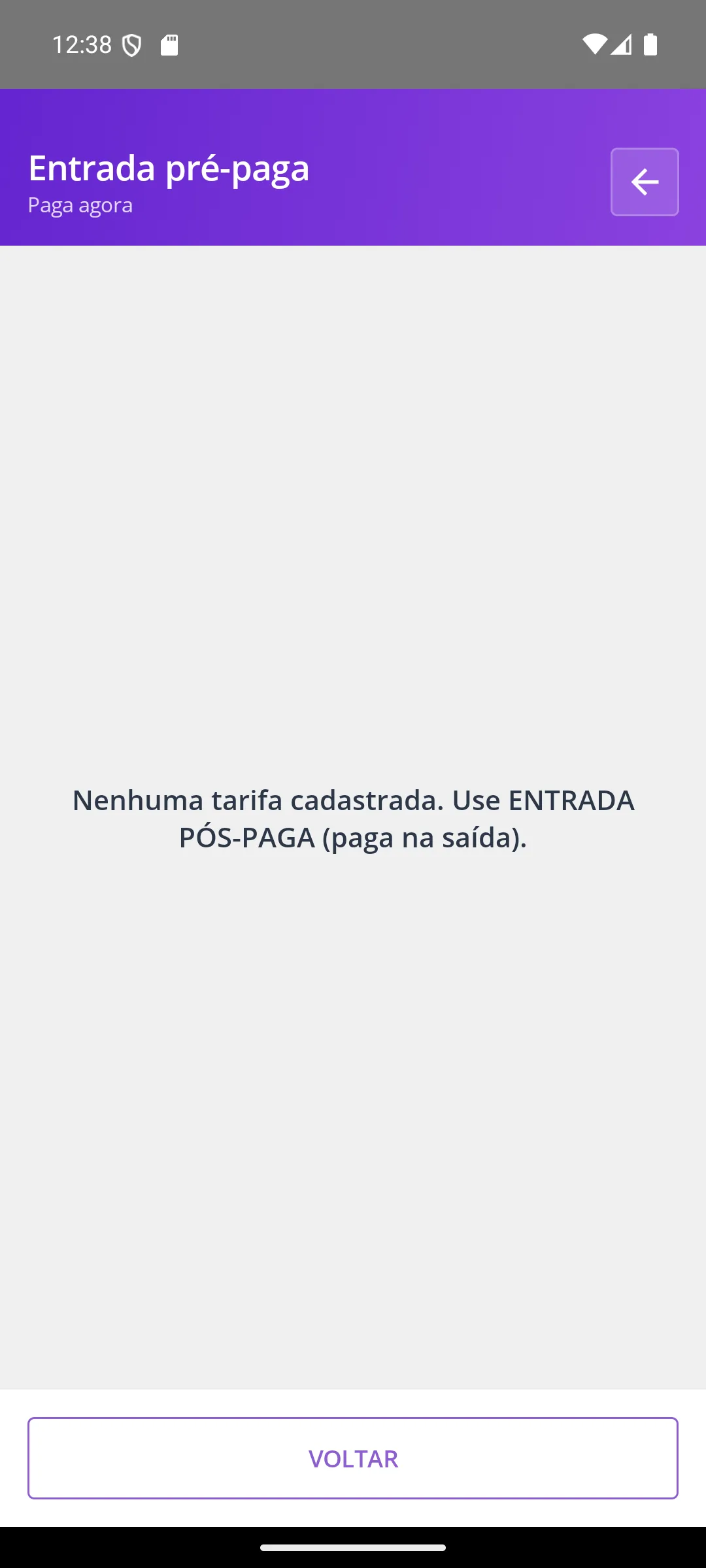 Entrada pré-paga